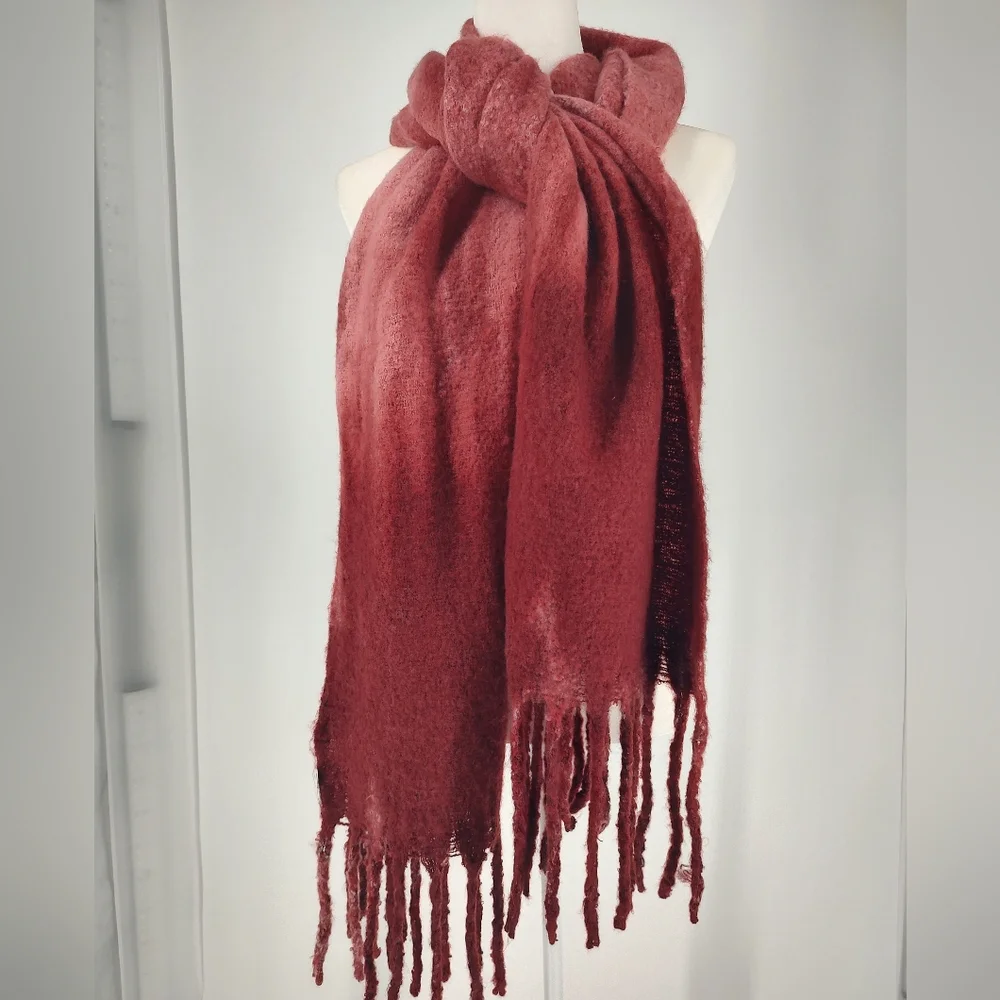 Steve Madden Blanket Scarf Terracotta 1 SFM